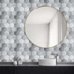 Hexagon Mosaic Tile Sticker Kitchen Backsplash
