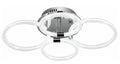 6Rings Acrylic Ceiling Light Fixture With Dimmable Remote Control