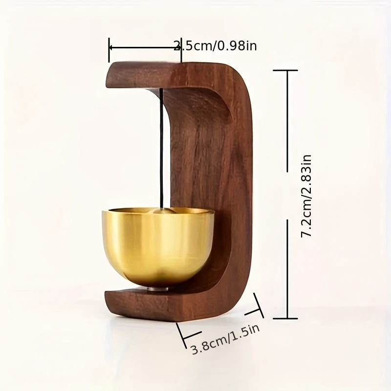 1 pc Vintage Brass Wind Chime Decorative Metal Bell