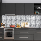 Hexagon Mosaic Tile Sticker Kitchen Backsplash
