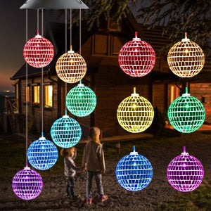 1pc Color Changing Solar Wind Chimes
