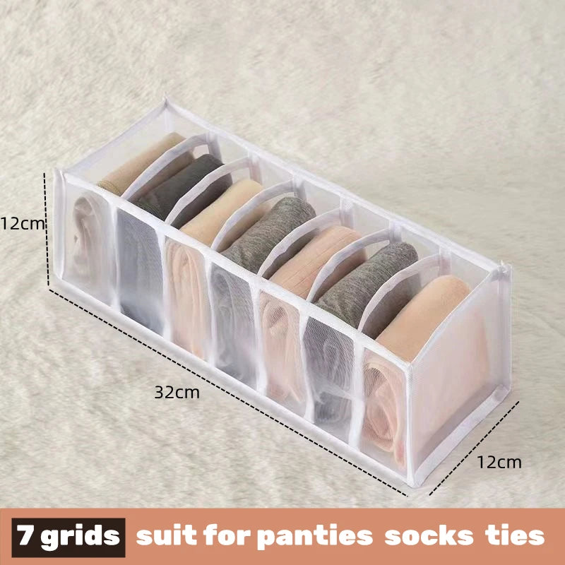 Drawer Clothes Organizer Box – Underwear, Socks, Bra, Scarf & Jeans Storage Divider