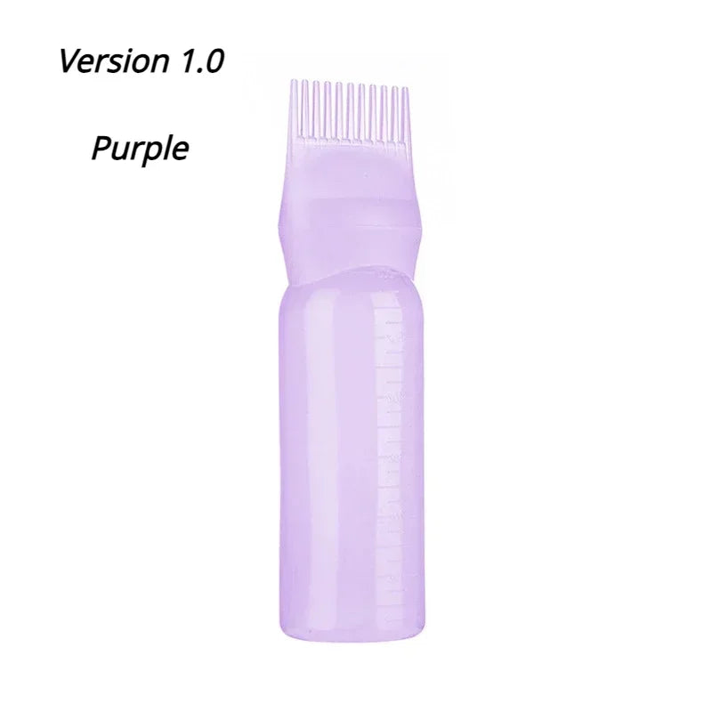 Silicone Shampoo Brush & Applicator Bottle Hair Coloring Tool
