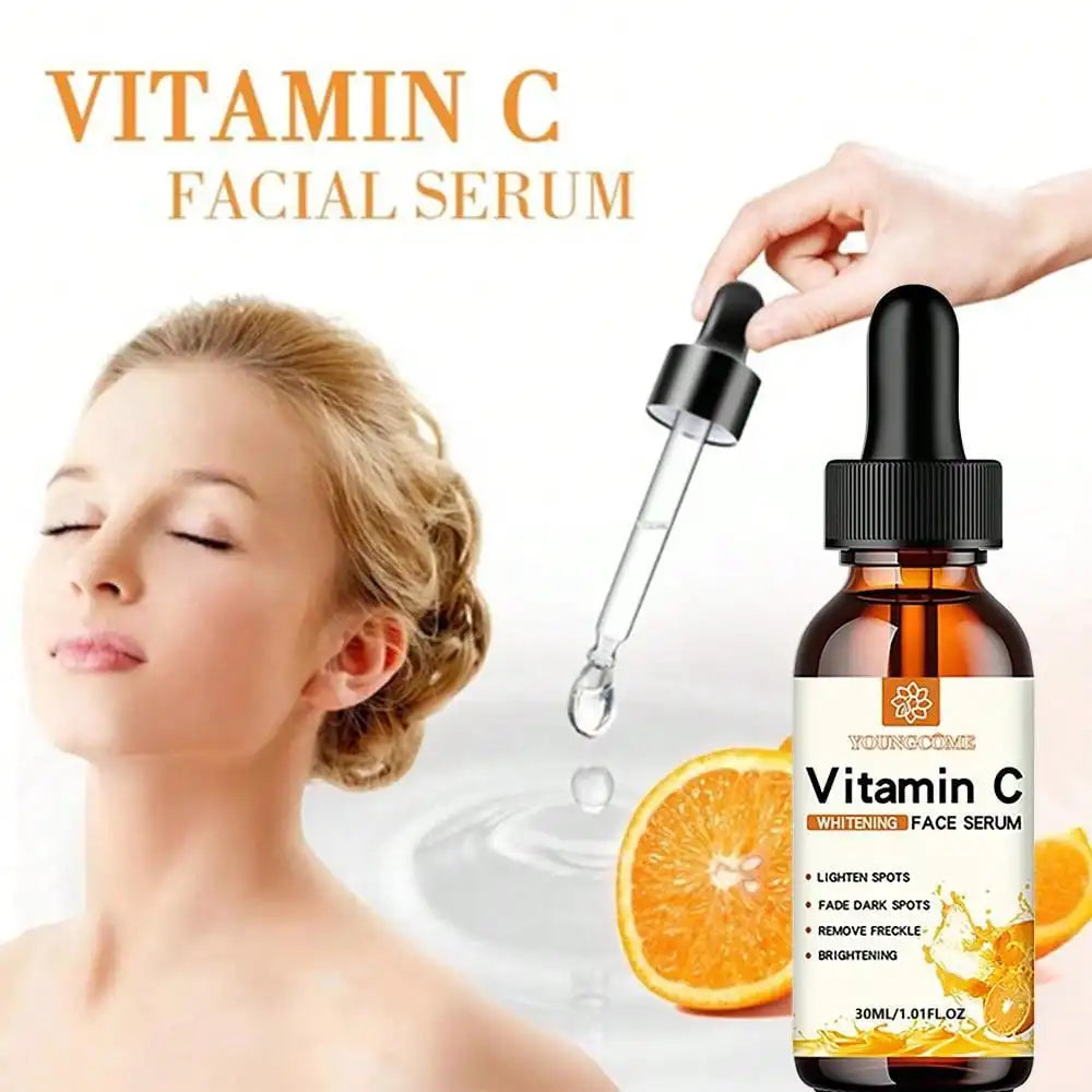 Vitamin C & Hyaluronic Acid Brightening Serum – 30 ml Moisturizing Anti-Aging Essence