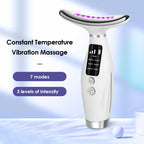 7-Color LED Neck & Face Firming Massager | Anti-Aging V-Shape Lifting Device