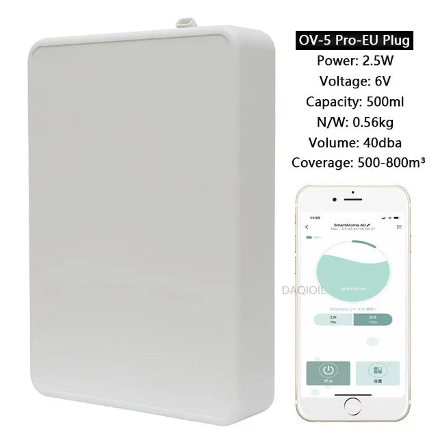 500ML Smart Scent Air Machine – Professional Waterless Essential Oil Fragrance Diffuser for Home