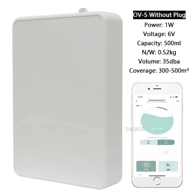 500ML Smart Scent Air Machine – Professional Waterless Essential Oil Fragrance Diffuser for Home