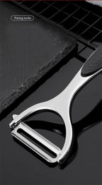 Stainless Steel Vegetable Peeler & Zester – Multifunctional Fruit, Potato & Carrot Kitchen Tool