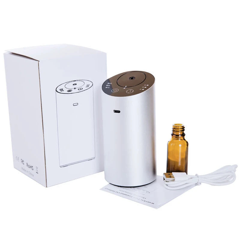 Wireless Rechargeable Car Aroma Diffuser – 20ml Essential Oil, Electric Fragrance for Home & Bedroom