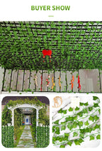 Artificial Silk Green Ivy Leaf Hanging Vine for Home and Wedding Decor