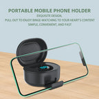 Bluetooth 5.0 Fingertip Remote Scrolling Ring – Wireless TikTok Scroll Controller & Camera Shutter Selfie Button with Phone Stand for Android & iOS