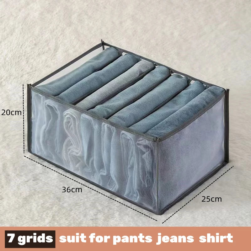 Drawer Clothes Organizer Box – Underwear, Socks, Bra, Scarf & Jeans Storage Divider