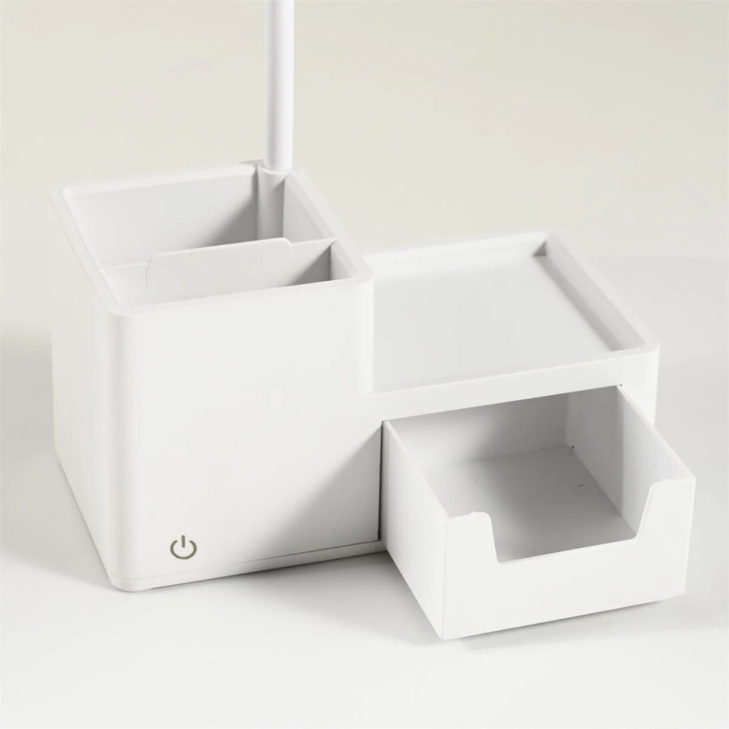 Touch Control LED Desk Lamp – 3-Level Dimmable, USB Rechargeable Reading Light