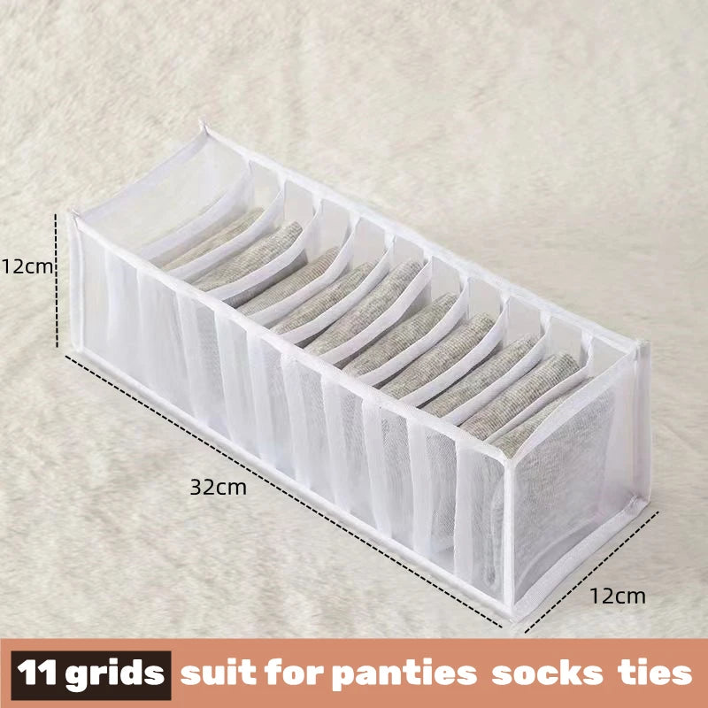 Drawer Clothes Organizer Box – Underwear, Socks, Bra, Scarf & Jeans Storage Divider