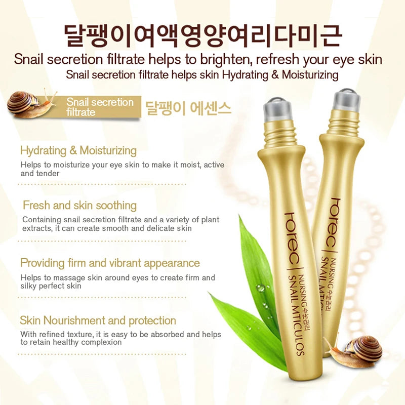 Snail Collagen Face Cream – Anti-Aging, Whitening & Dark Circle Removal Eye Serum