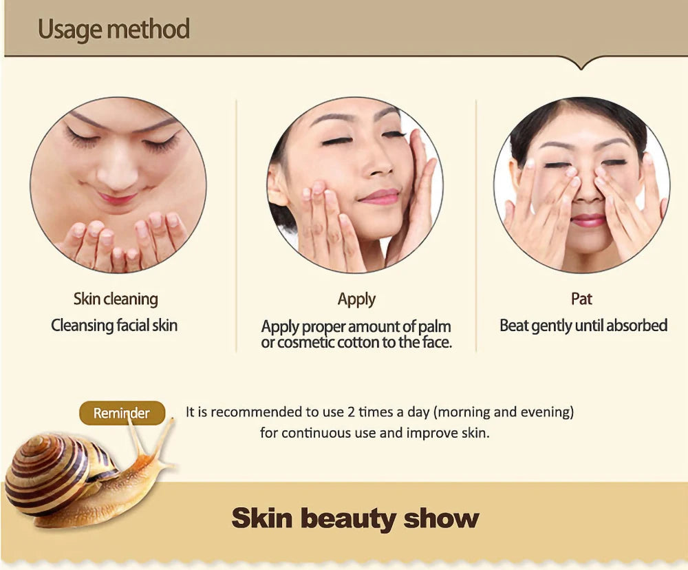 Snail Collagen Face Cream – Anti-Aging, Whitening & Dark Circle Removal Eye Serum