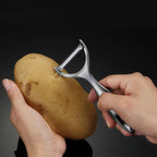 Stainless Steel Vegetable Peeler & Zester – Multifunctional Fruit, Potato & Carrot Kitchen Tool