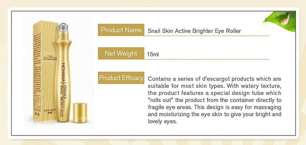 Snail Collagen Face Cream – Anti-Aging, Whitening & Dark Circle Removal Eye Serum
