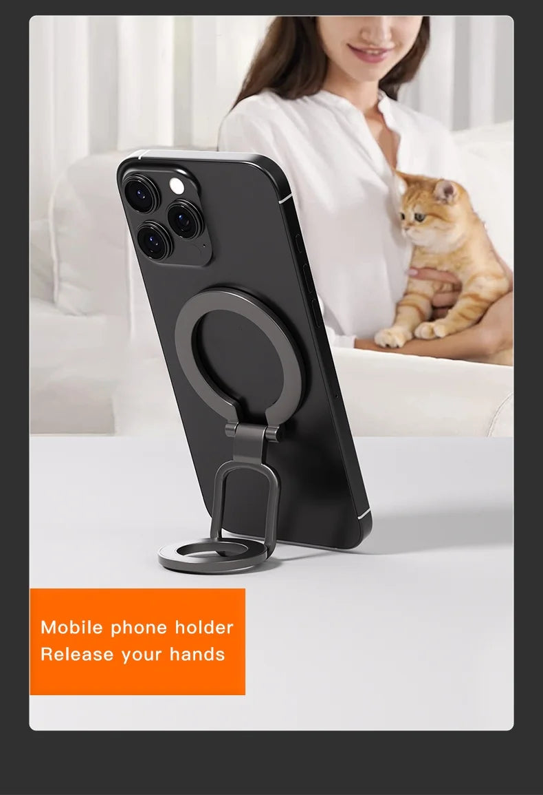 Magnetic Double Sided Phone Stand Ring Holder