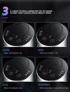 Wireless Rechargeable Car Aroma Diffuser – 20ml Essential Oil, Electric Fragrance for Home & Bedroom