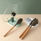 1Pc Kitchen Utensil Rest & Spoon Holder - Non-Slip Spatula Rack & Chopsticks Organizer