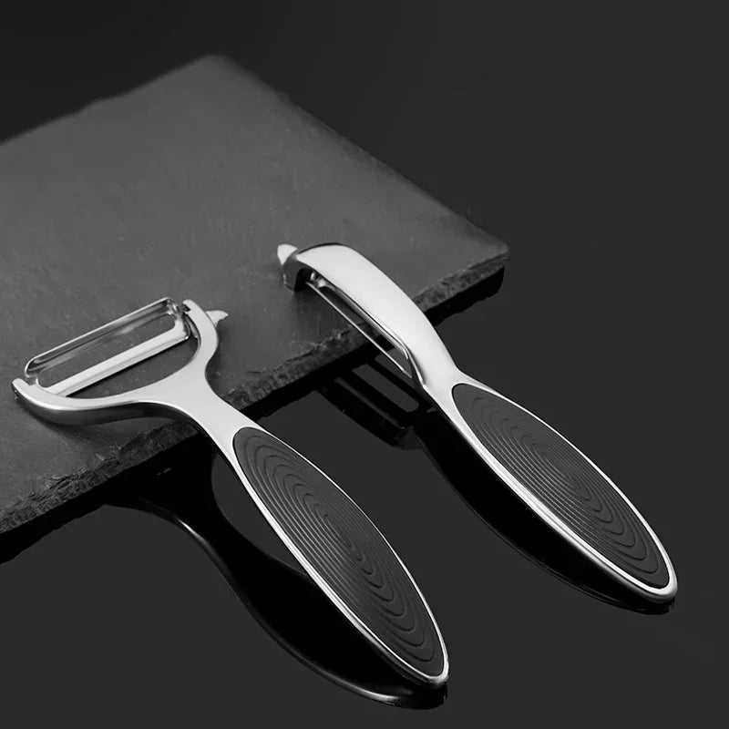 Stainless Steel Vegetable Peeler & Zester – Multifunctional Fruit, Potato & Carrot Kitchen Tool