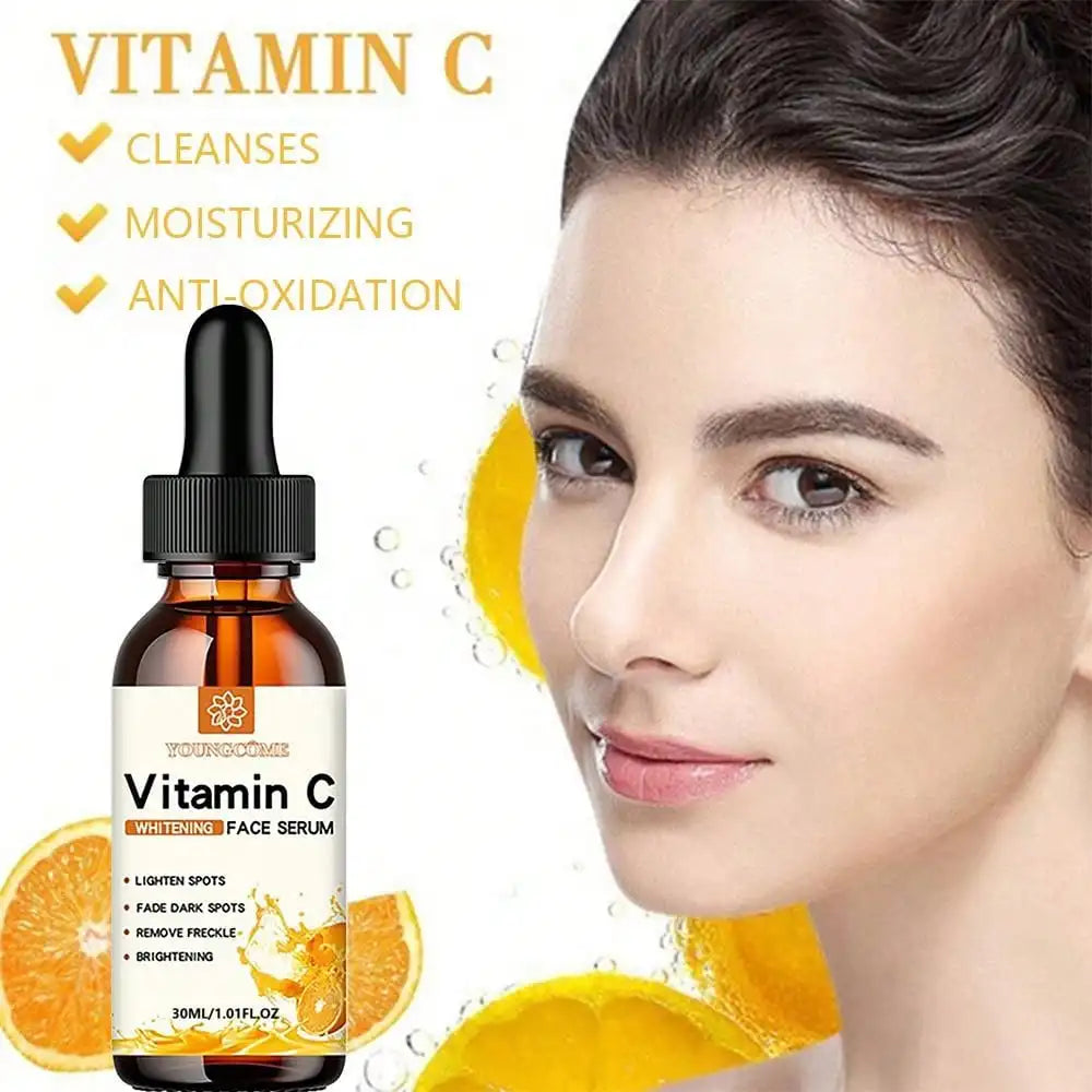 Vitamin C & Hyaluronic Acid Brightening Serum – 30 ml Moisturizing Anti-Aging Essence