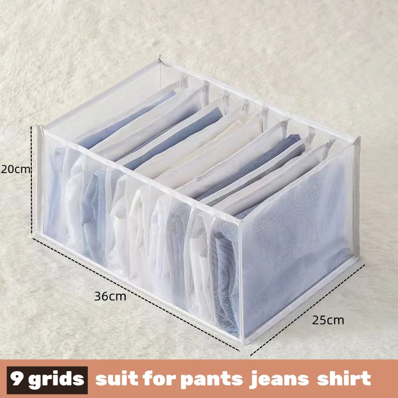 Drawer Clothes Organizer Box – Underwear, Socks, Bra, Scarf & Jeans Storage Divider