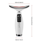 7-Color LED Neck & Face Firming Massager | Anti-Aging V-Shape Lifting Device