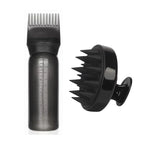 Silicone Shampoo Brush & Applicator Bottle Hair Coloring Tool