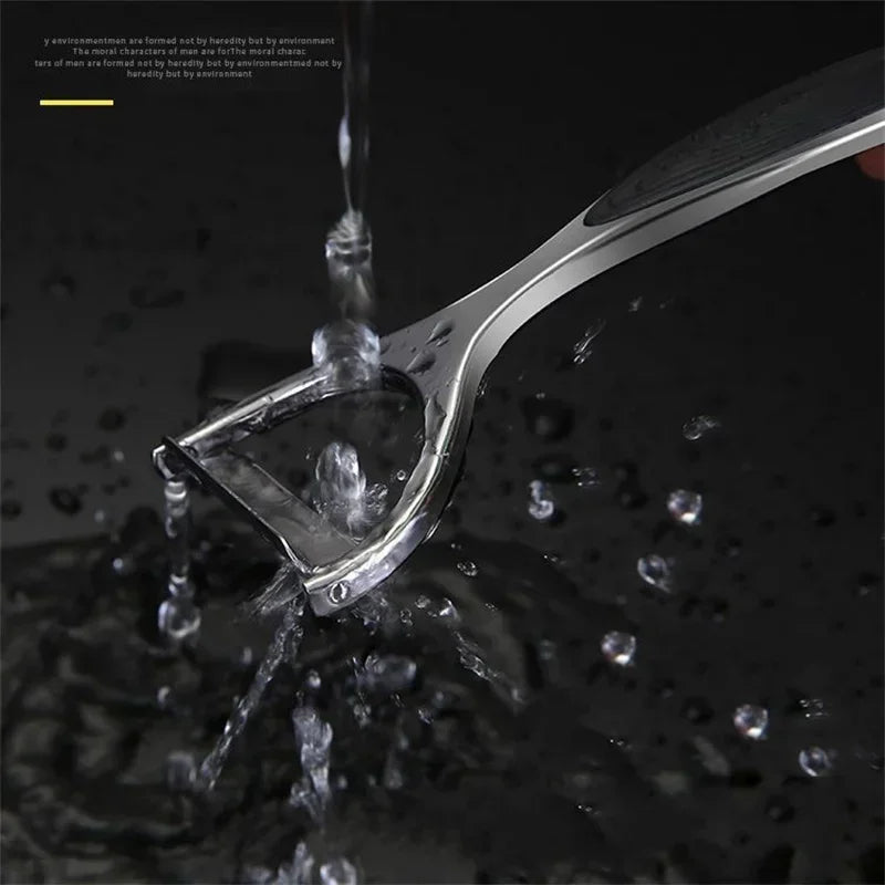 Stainless Steel Vegetable Peeler & Zester – Multifunctional Fruit, Potato & Carrot Kitchen Tool