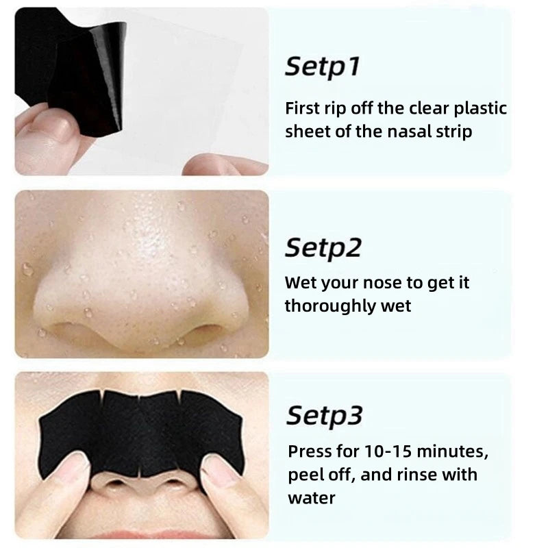Blackhead Removal Nose Mask – Deep Cleansing Pore Strips, Oil Control & Skin Care Patch