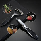 Stainless Steel Vegetable Peeler & Zester – Multifunctional Fruit, Potato & Carrot Kitchen Tool
