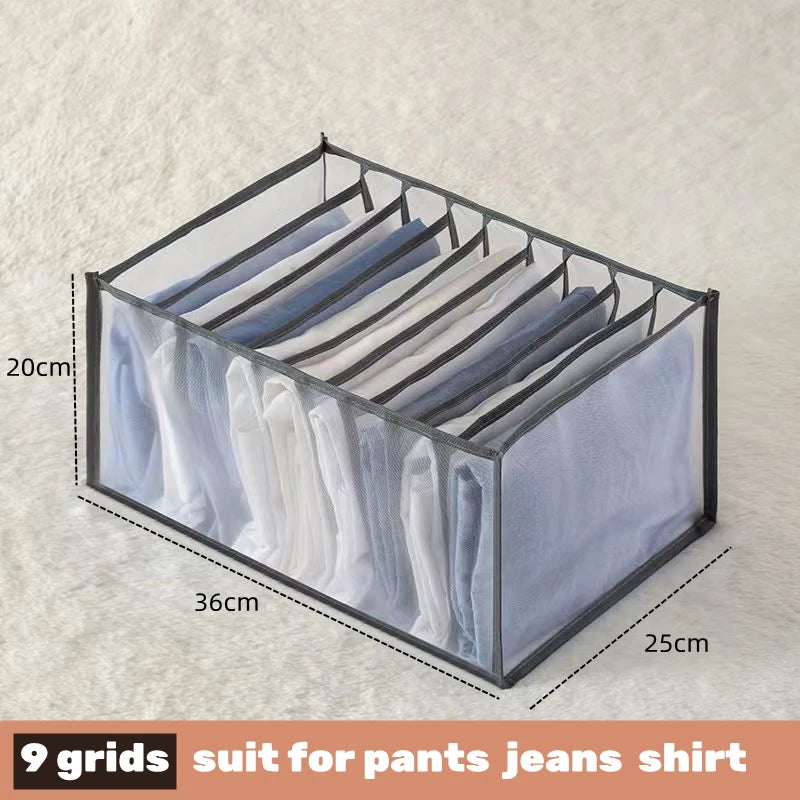 Drawer Clothes Organizer Box – Underwear, Socks, Bra, Scarf & Jeans Storage Divider