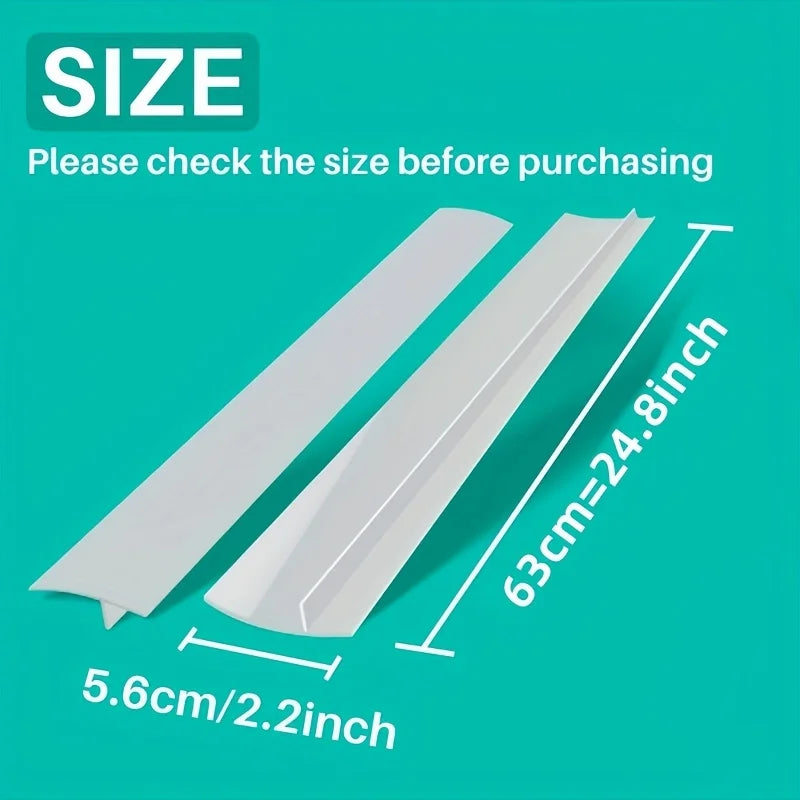 Silicone Kitchen Gap Seal Strip – Oil-Resistant Stove & Countertop Gap Cover for Home & Restaurant