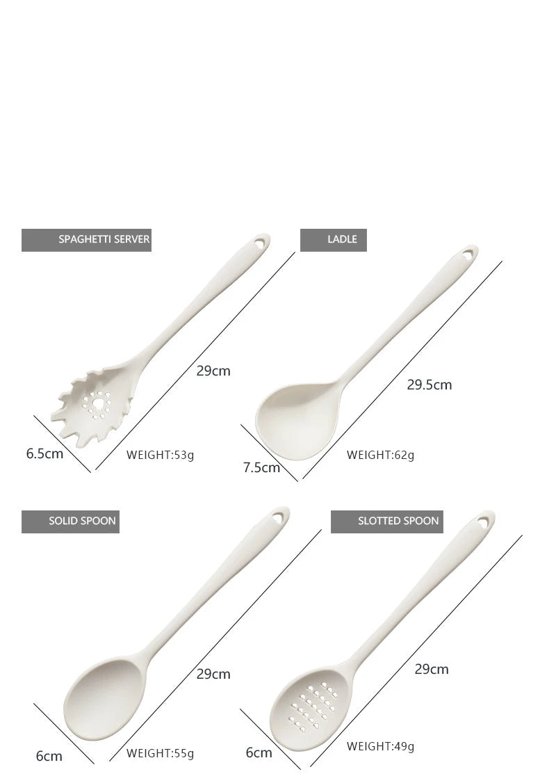 Pink 18PCS Silicone Kitchen Utensil Set – Food Grade Non-Stick Cooking Tools with Spatula, Turner & Measuring Spoons