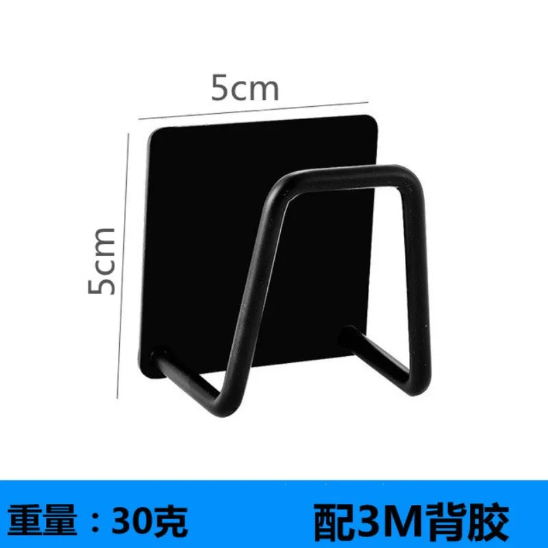 Stainless Steel Pot Lid & Cutting Board Organizer with Sponge Drainage Rack