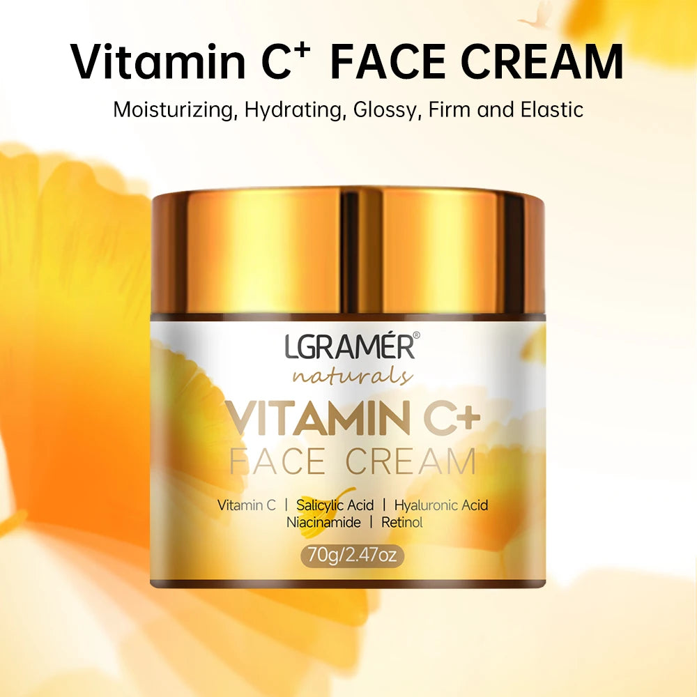 Vitamin C Retinol Face Cream – Anti-Aging, Whitening & Moisturizing Skincare