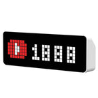 Smart Pixel Clock | Live YouTube Follower Tracker & Retro LED Desktop Decor