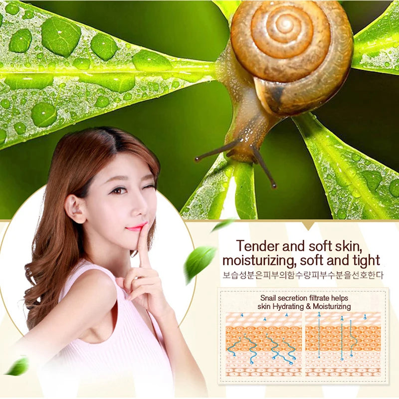 Snail Collagen Face Cream – Anti-Aging, Whitening & Dark Circle Removal Eye Serum