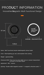 Magnetic Double Sided Phone Stand Ring Holder