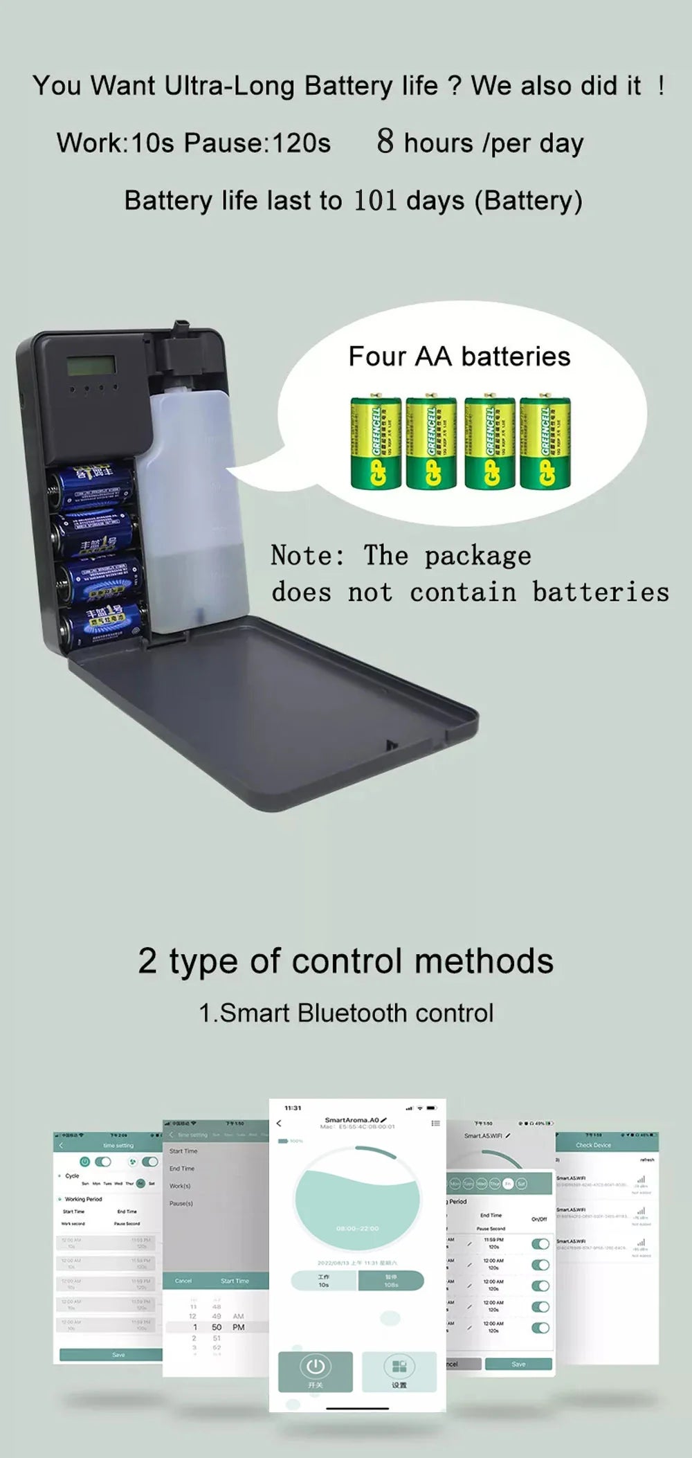 500ML Smart Scent Air Machine – Professional Waterless Essential Oil Fragrance Diffuser for Home