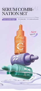 3-Piece Set: Vitamin C, Retinol, Hyaluronic Acid Face Serum Combo for Anti-Aging