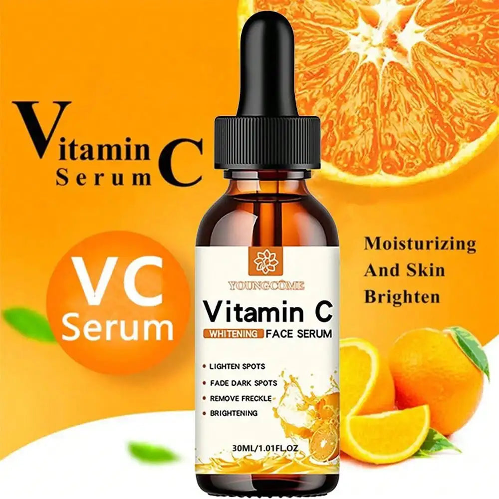 Vitamin C & Hyaluronic Acid Brightening Serum – 30 ml Moisturizing Anti-Aging Essence