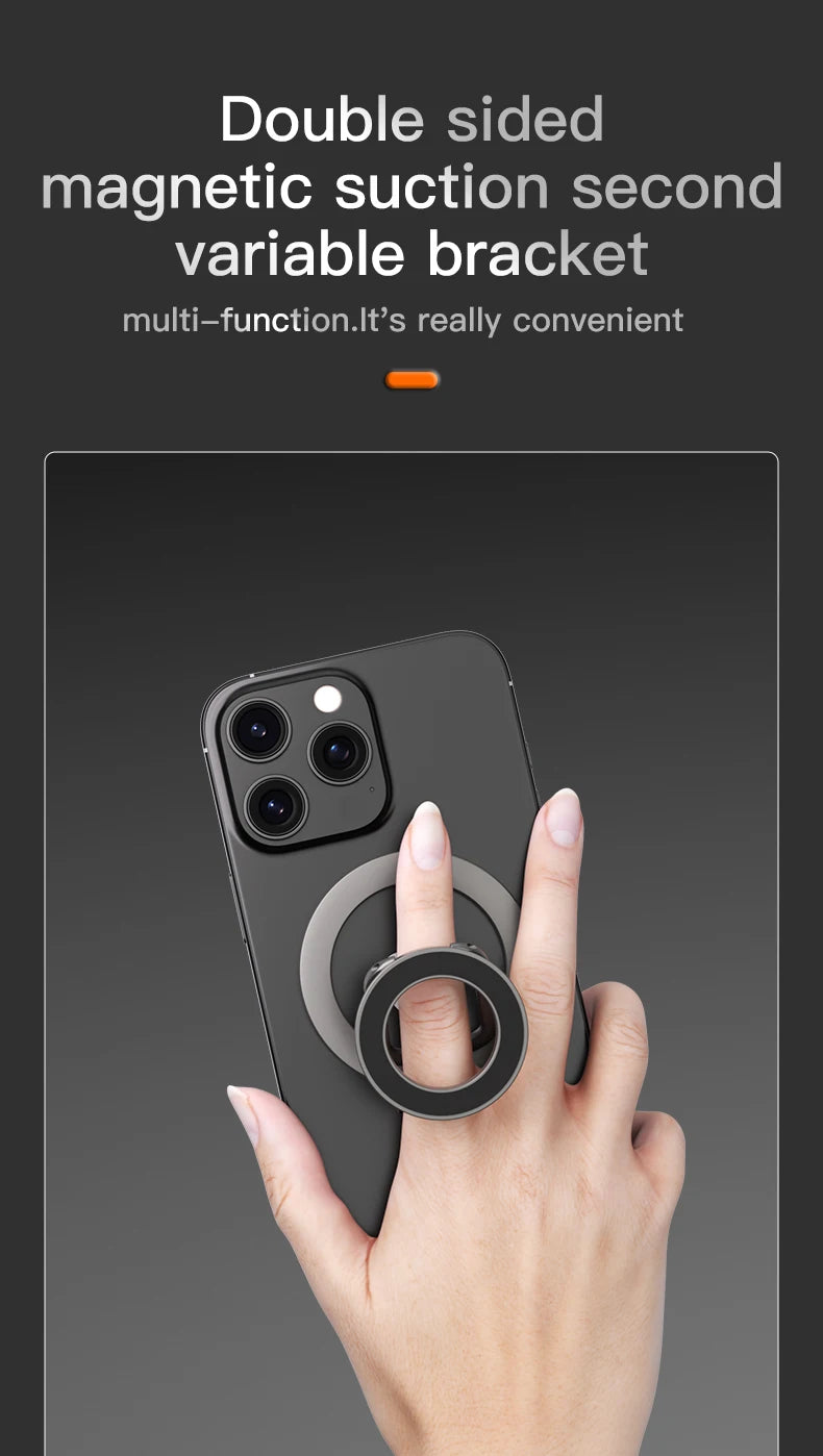 Magnetic Double Sided Phone Stand Ring Holder