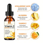 Vitamin C & Hyaluronic Acid Brightening Serum – 30 ml Moisturizing Anti-Aging Essence