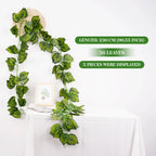 Artificial Silk Green Ivy Leaf Hanging Vine for Home and Wedding Decor