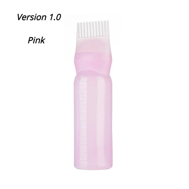 Silicone Shampoo Brush & Applicator Bottle Hair Coloring Tool