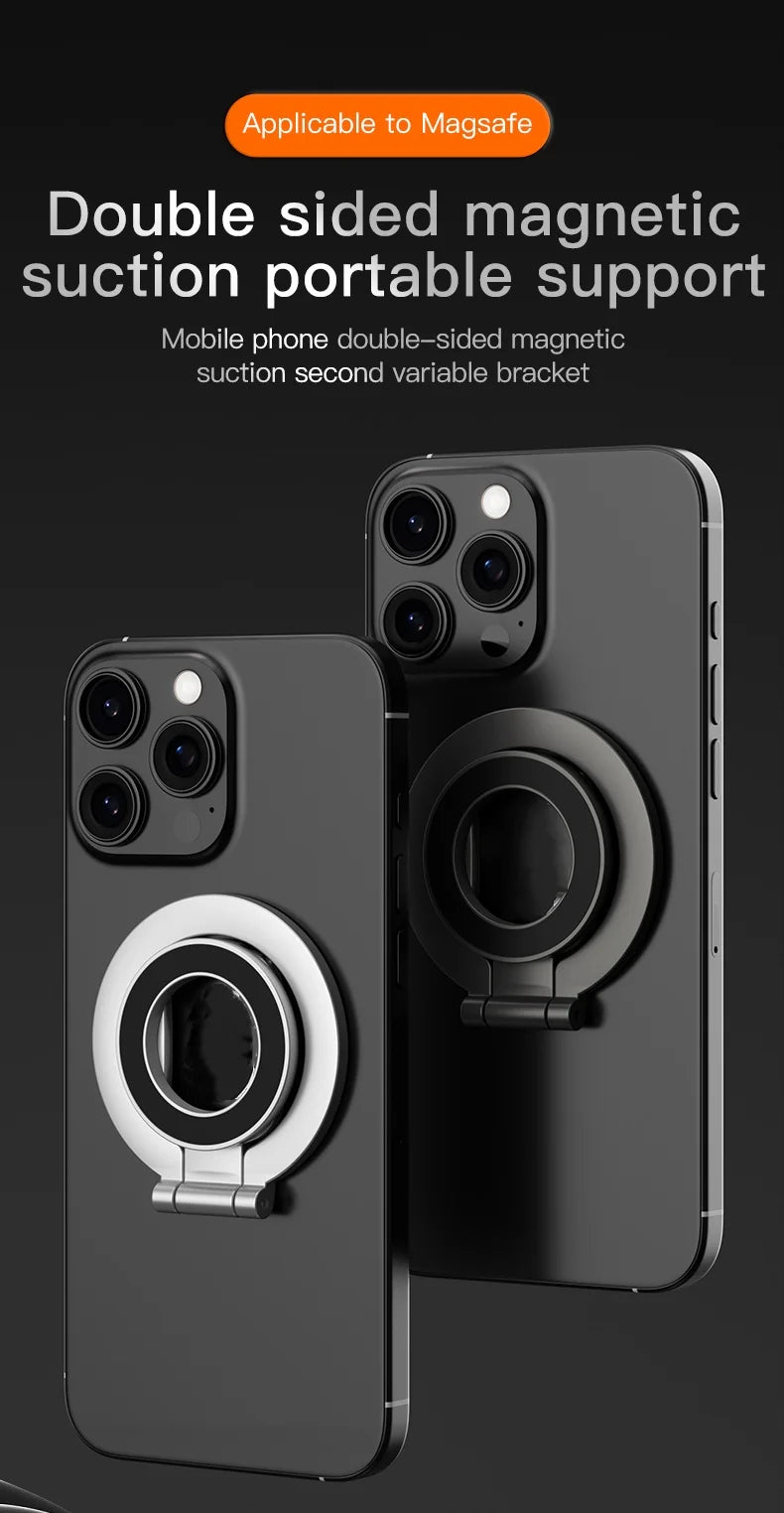 Magnetic Double Sided Phone Stand Ring Holder